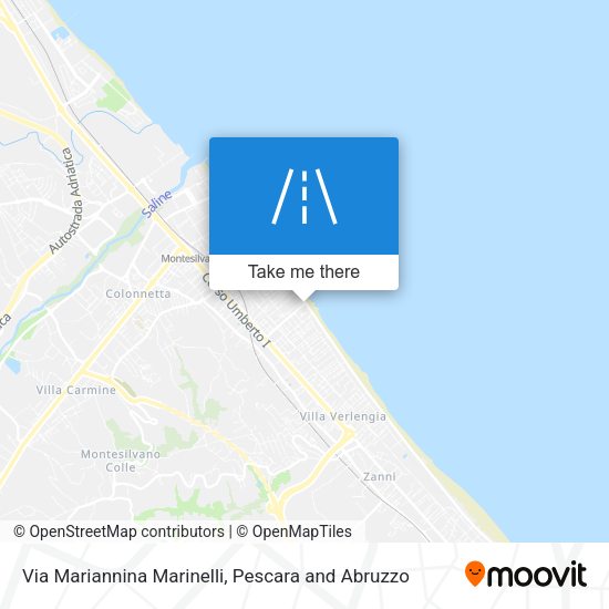 Via Mariannina Marinelli map