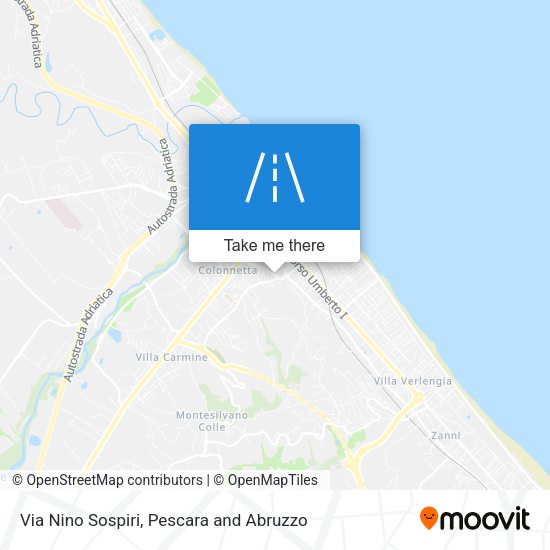 Via Nino Sospiri map