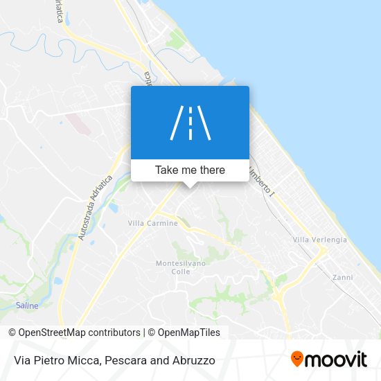 Via Pietro Micca map