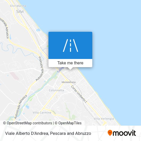 Viale Alberto D'Andrea map