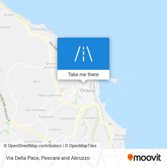 Via Della Pace map