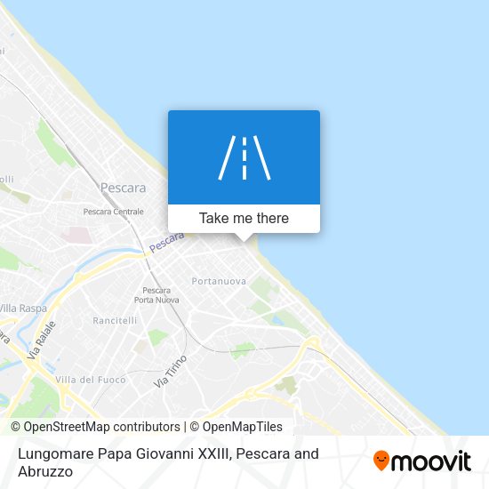 Lungomare Papa Giovanni XXIII map