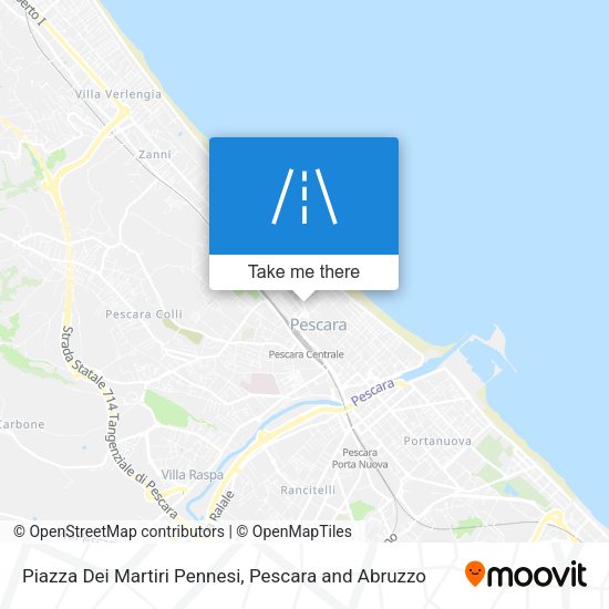 Piazza Dei Martiri Pennesi map