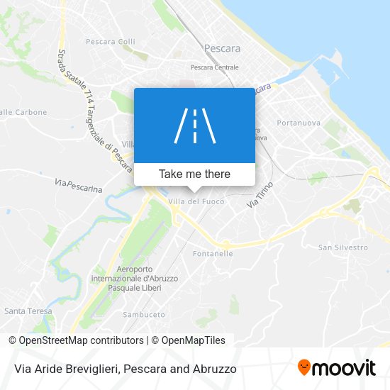 Via Aride Breviglieri map