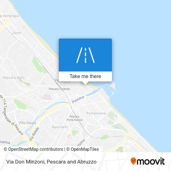 Via Don Minzoni map