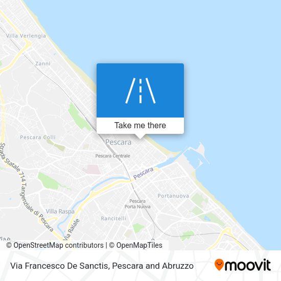 Via Francesco De Sanctis map