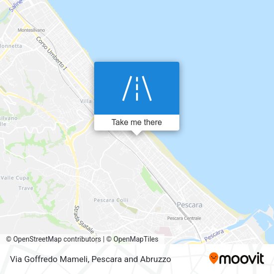 Via Goffredo Mameli map