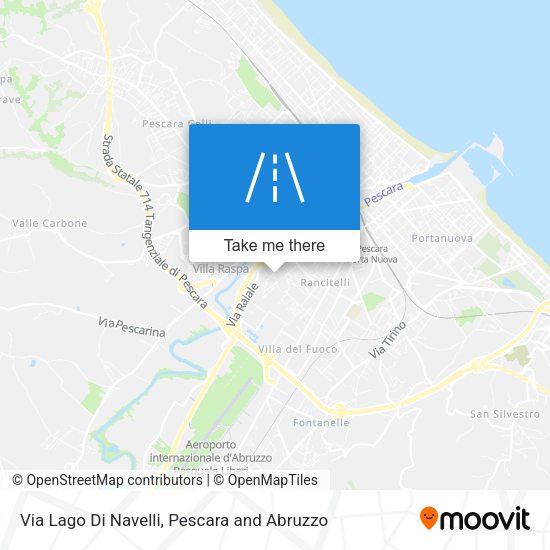 Via Lago Di Navelli map