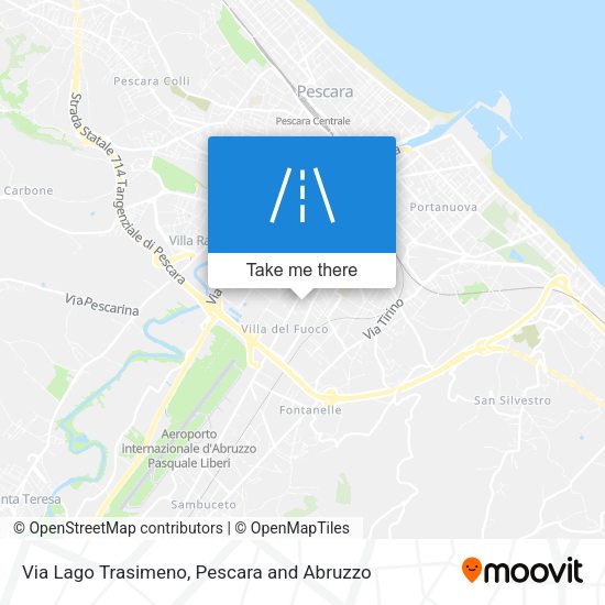 Via Lago Trasimeno map