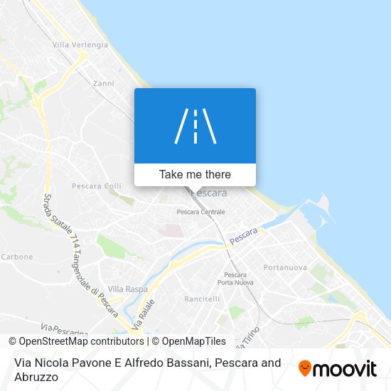 Via Nicola Pavone E Alfredo Bassani map