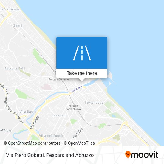 Via Piero Gobetti map