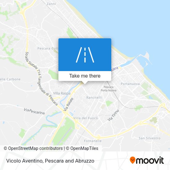 Vicolo Aventino map