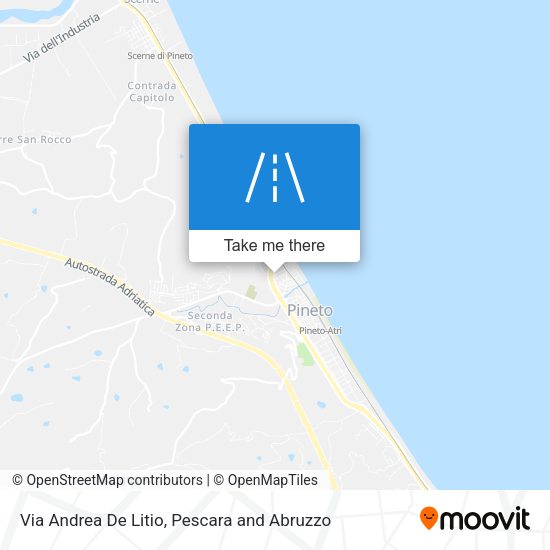 Via Andrea De Litio map