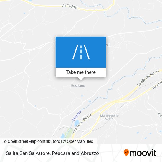Salita San Salvatore map