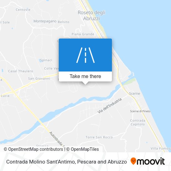 Contrada Molino Sant'Antimo map