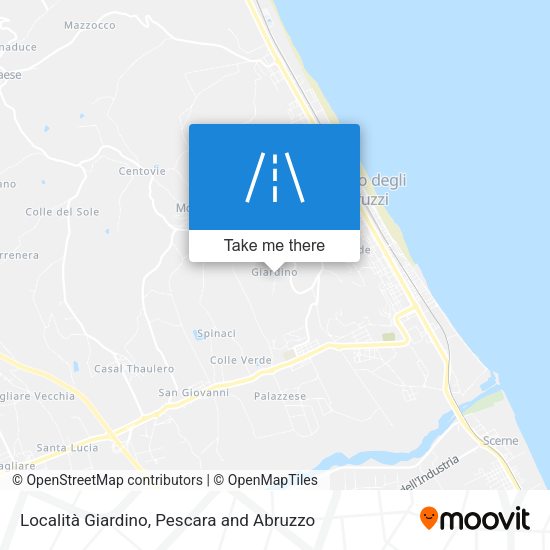 Località Giardino map