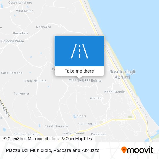 Piazza Del Municipio map