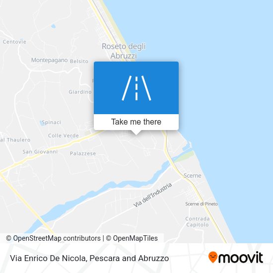 Via Enrico De Nicola map