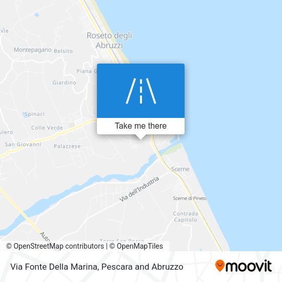 Via Fonte Della Marina map
