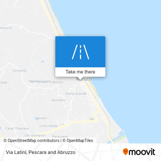 Via Latini map