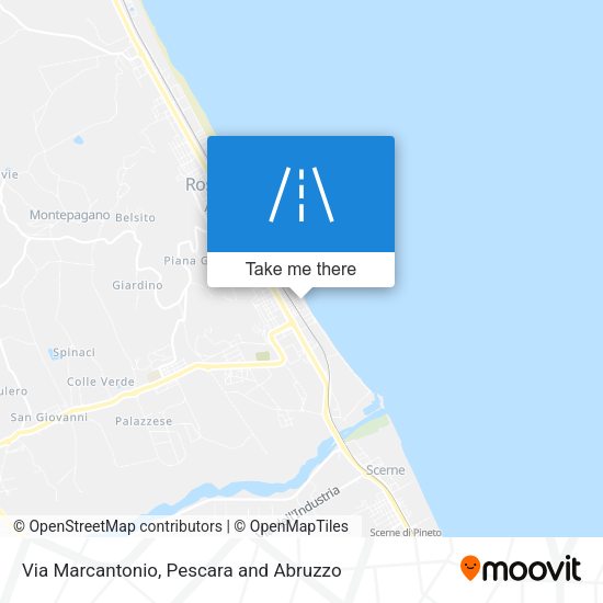 Via Marcantonio map