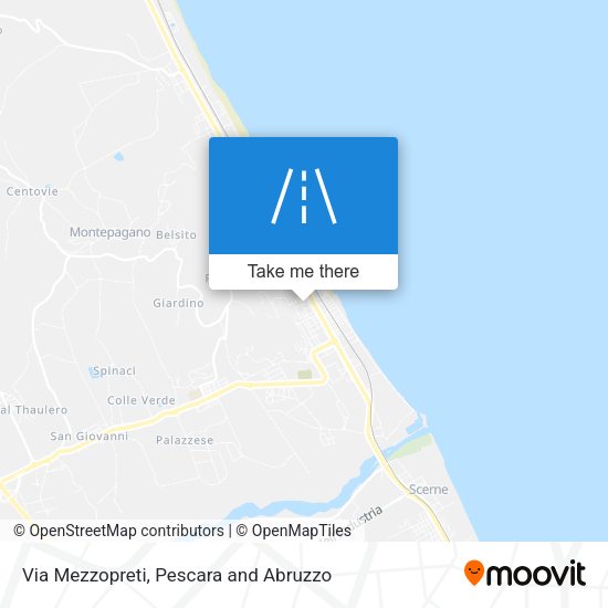 Via Mezzopreti map