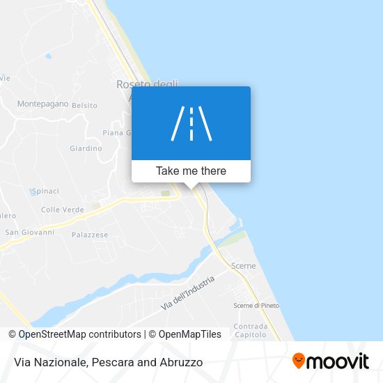 Via Nazionale map