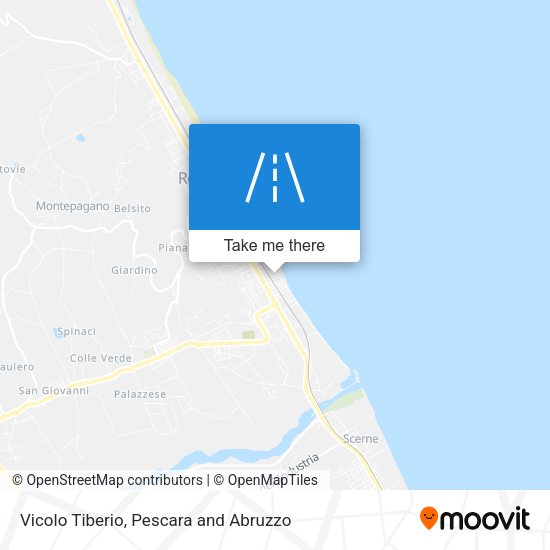 Vicolo Tiberio map