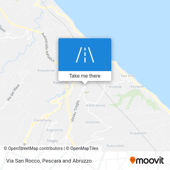 Via San Rocco map