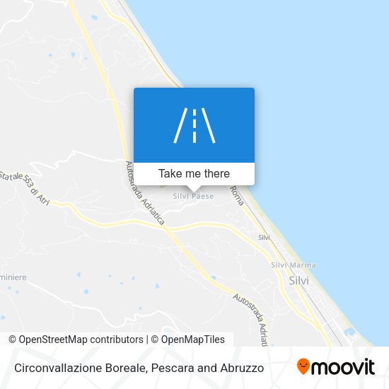 Circonvallazione Boreale map