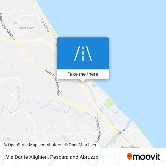 Via Dante Alighieri map