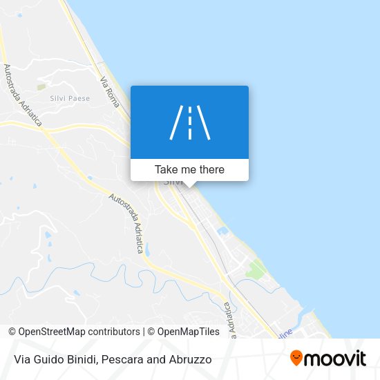 Via Guido Binidi map