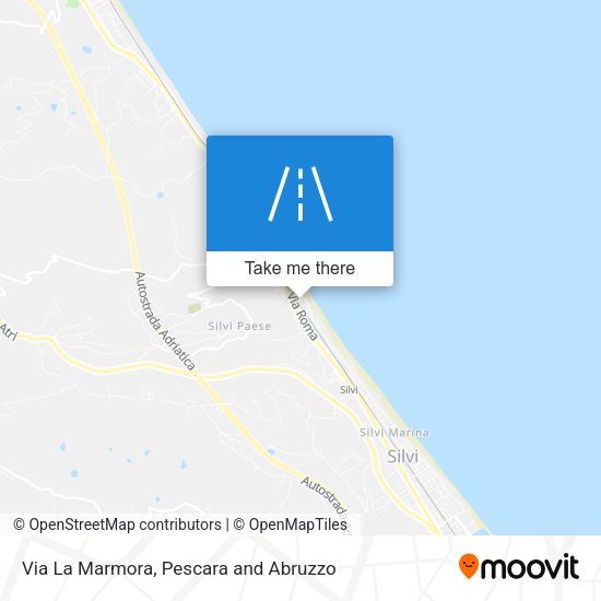 Via La Marmora map