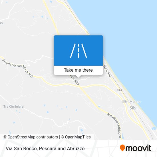 Via San Rocco map
