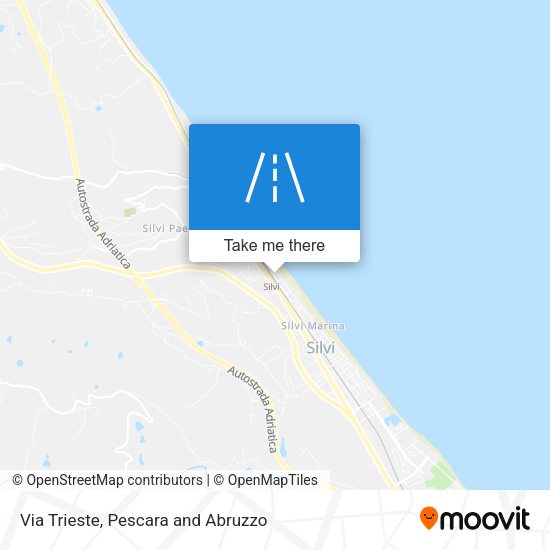 Via Trieste map