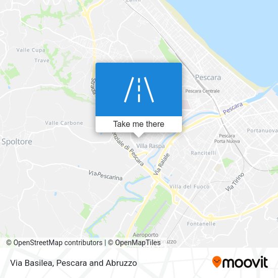 Via Basilea map