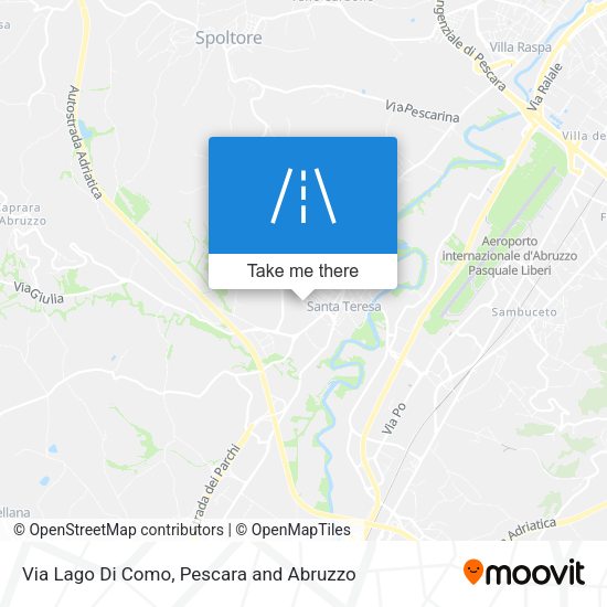 Via Lago Di Como map