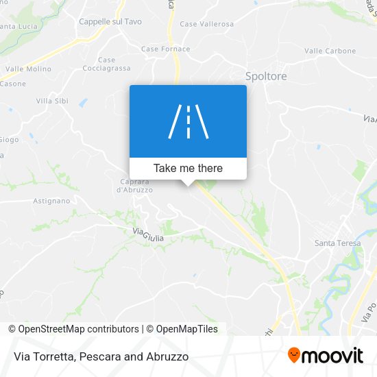 Via Torretta map