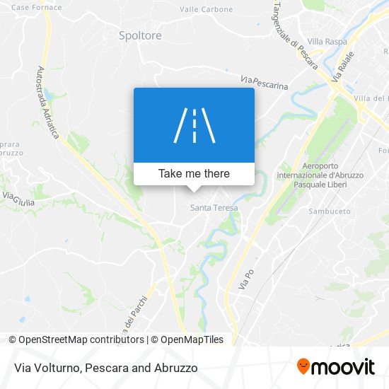 Via Volturno map