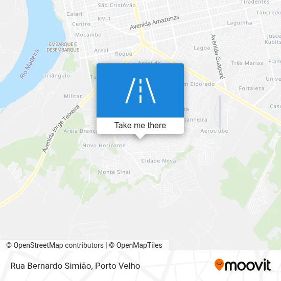 Rua Bernardo Simião map