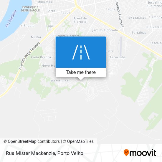 Rua Mister Mackenzie map