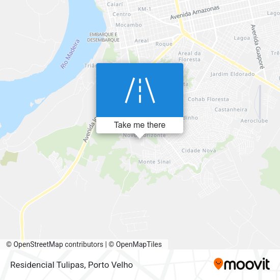 Residencial Tulipas map