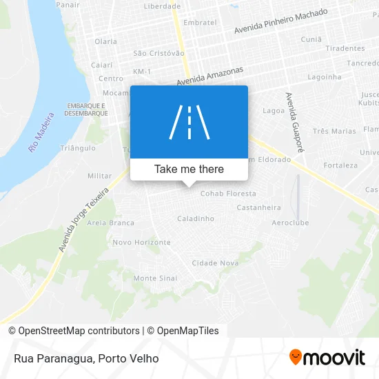 Rua Paranagua map