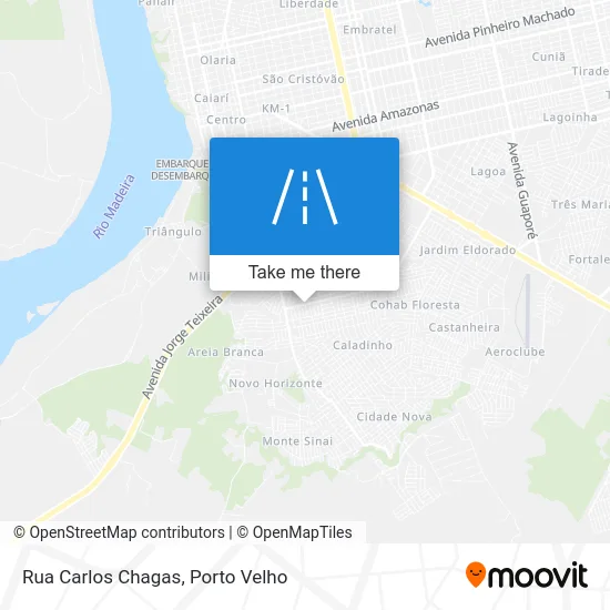Rua Carlos Chagas map
