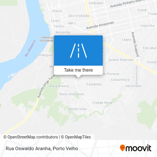Rua Oswaldo Aranha map