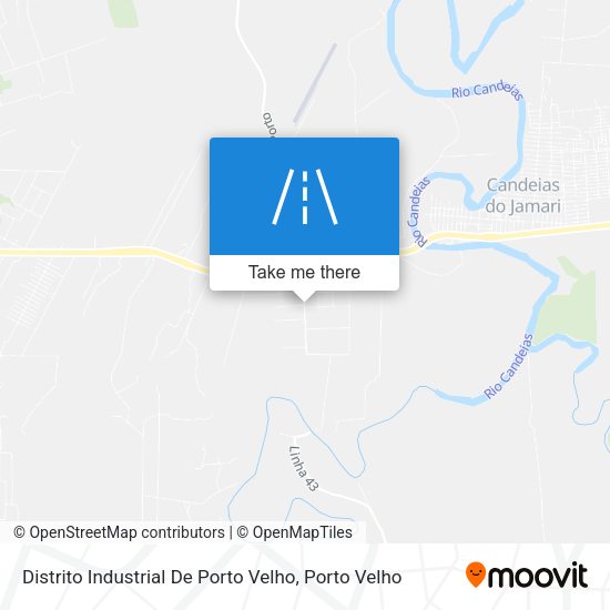 Distrito Industrial De Porto Velho map