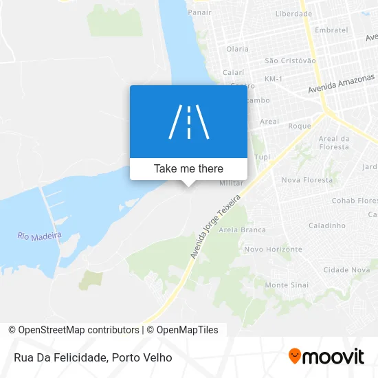 Rua Da Felicidade map