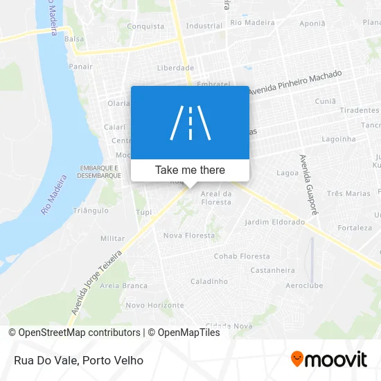 Rua Do Vale map