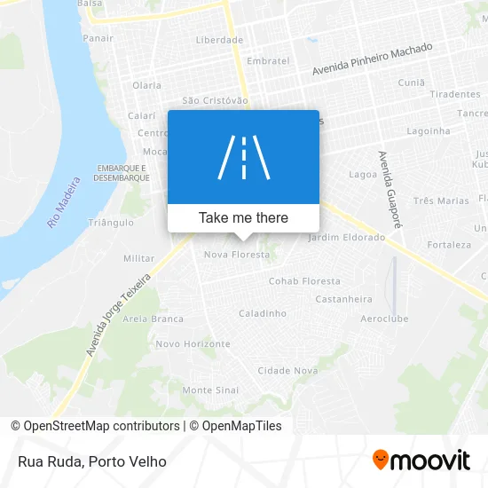 Rua Ruda map