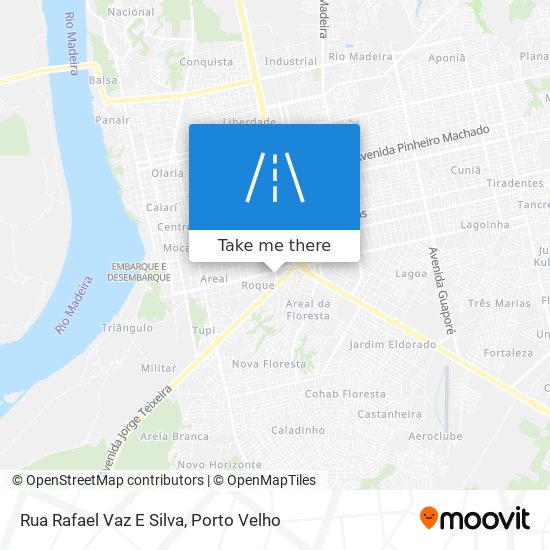 Rua Rafael Vaz E Silva map